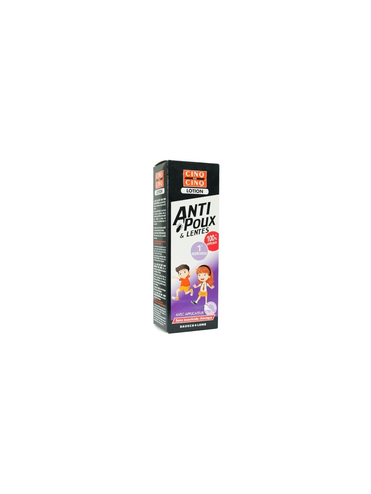 Cinq sur cinq lotion anti poux & pentes 100 ml