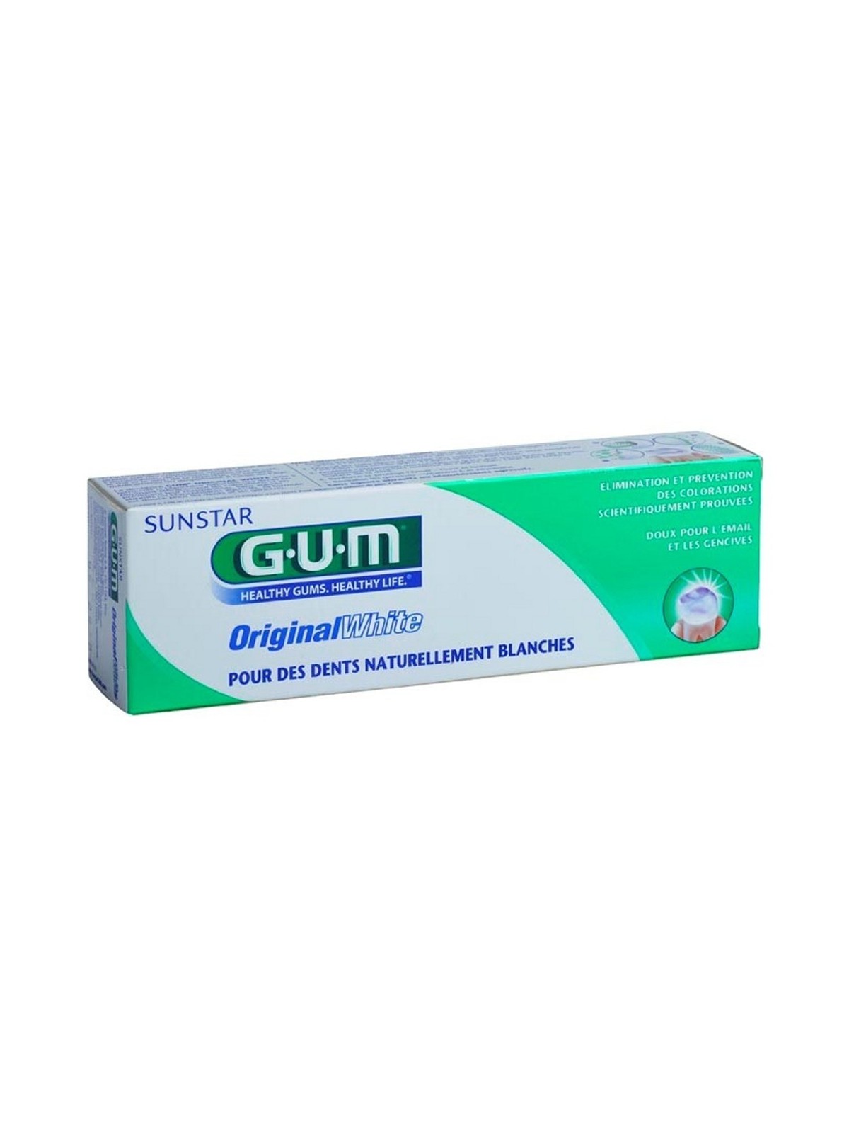 Gum Original White Dentifrice Tube 75ml