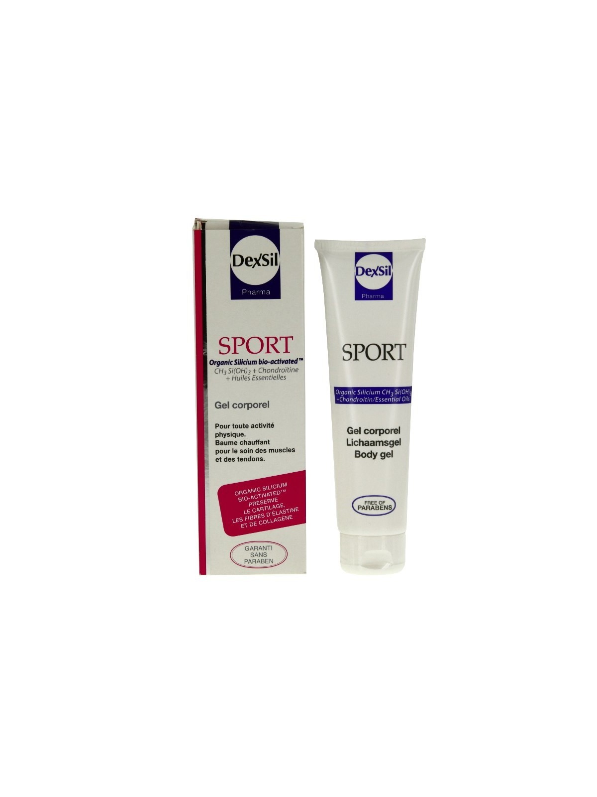 Dexsil Pharma Sport Gel Corporel. Tube de 100 ml
