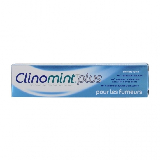Clinomint pâte dentifrice fluor spécial fumeur 75ml | Nom de la...
