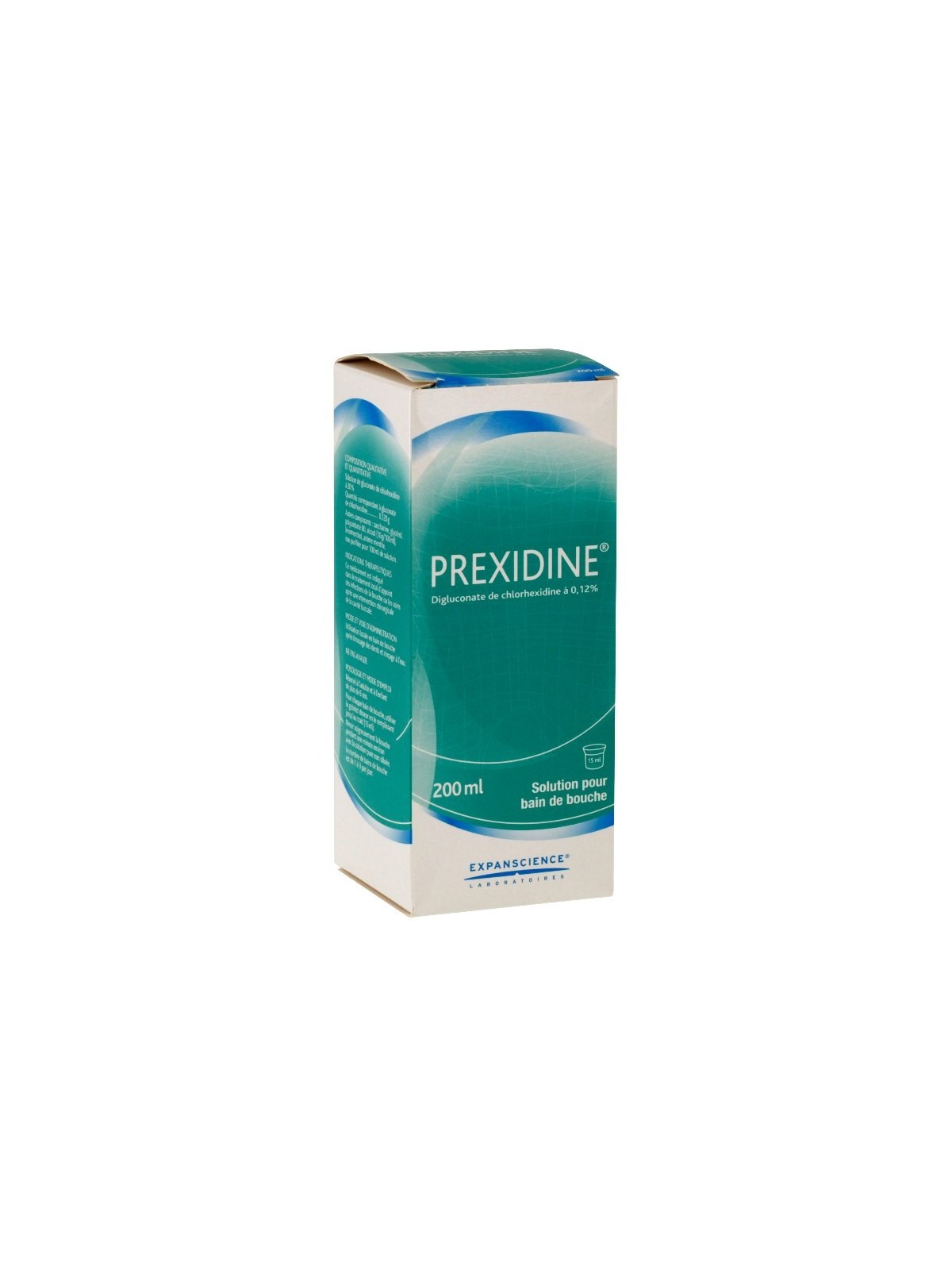 Prexidine 0,12% solution pour bain de bouche 200ml | Nom de la...