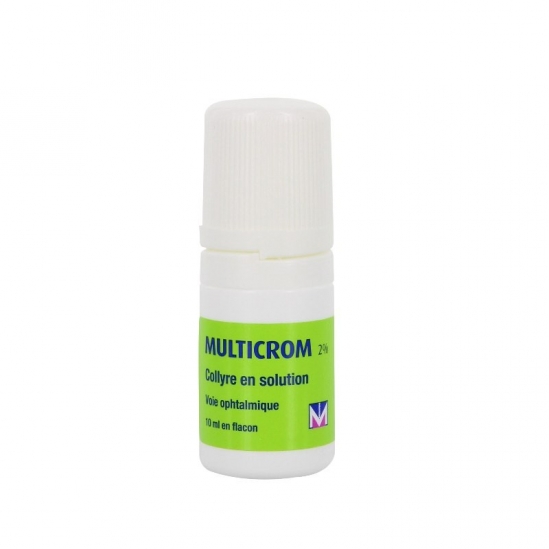 Multicrom Collyre 2% 10ML | Nom de la Pharmacie en variable