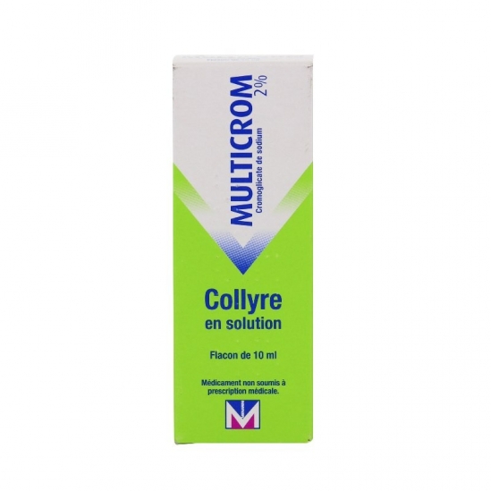 Multicrom Collyre 2% 10ML | Nom de la Pharmacie en variable