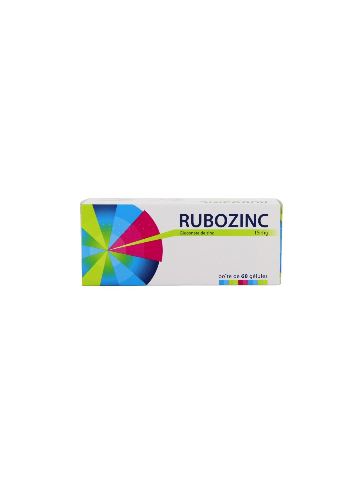 Rubozinc 15 mg 60 gélules | Nom de la Pharmacie en variable