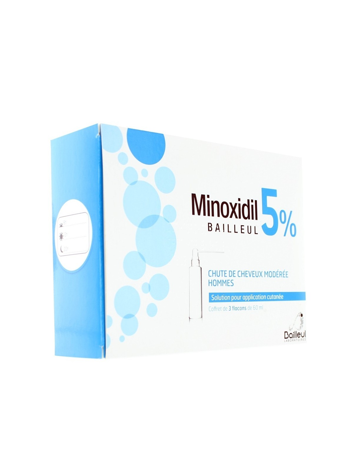 MINOXIDIL BAILLEUL 5% S A CUT FL/3