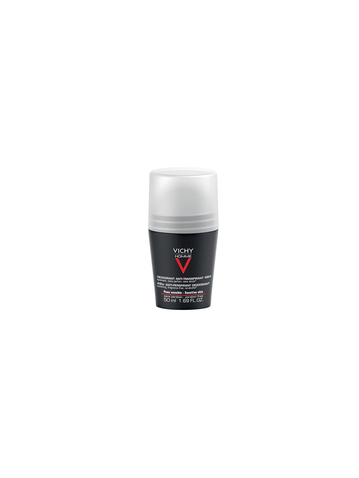 Vichy Homme Déodorant Bille Peaux Sensibles 50ml