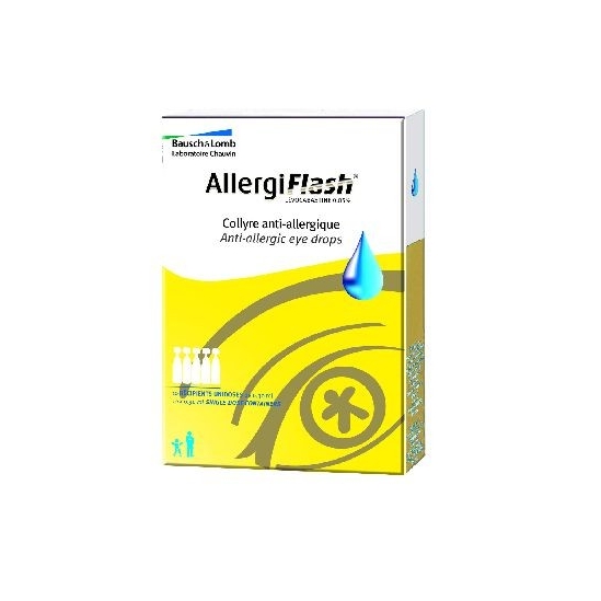AllergiFlash 0,05% Collyre 10 unidoses | Nom de la Pharmacie en...