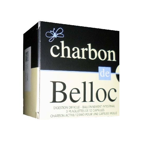 Charbon Belloc 60 capsules