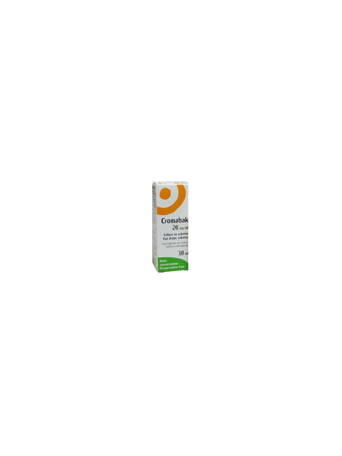 Cromabak collyre 20 mg 10ml | Nom de la Pharmacie en variable