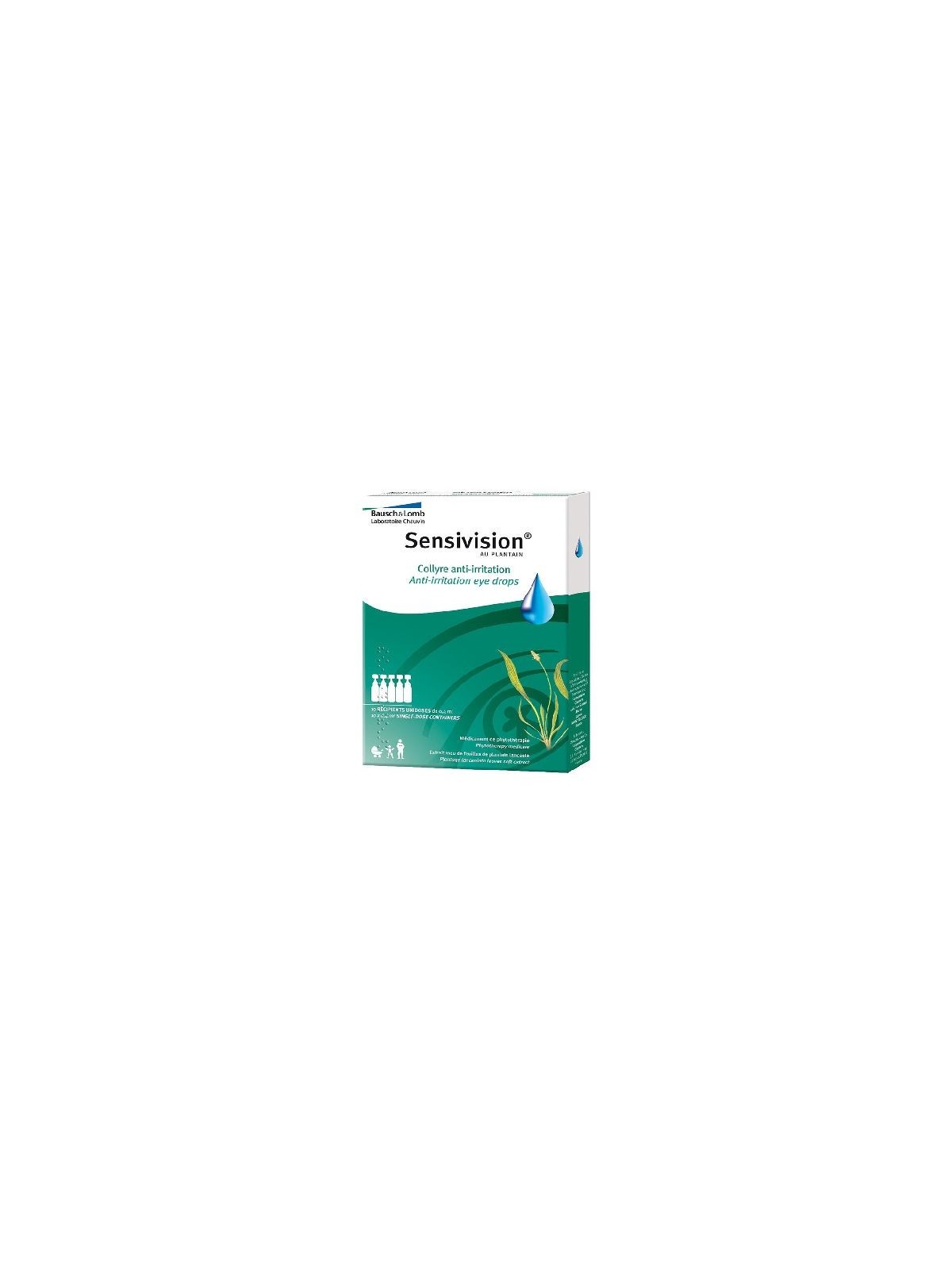 Sensivision au Plantain collyre anti-irritation 0.4 ml 10 unidoses...