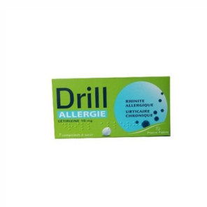 Drill allergie 10mg 7 comprimés