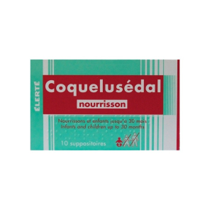 Coquelusedal suppositoire nourrissons 10 suppositoires