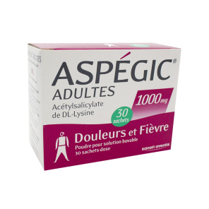 Aspegic 1000mg 30 sachets
