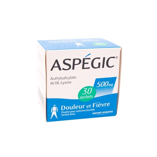 Aspegic 500mg 30 sachets