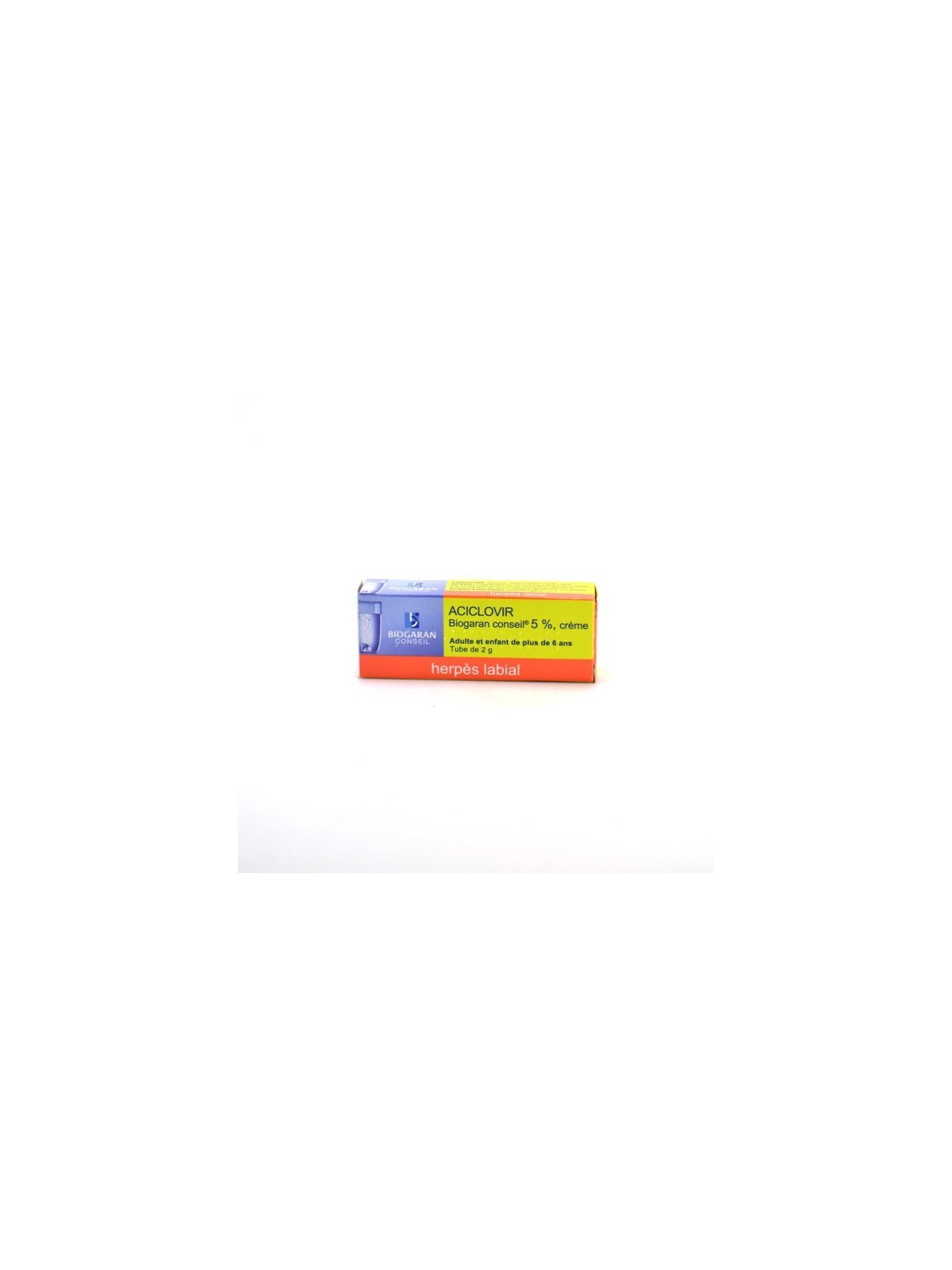 Aciclovir Biogaran 5% Crème 2g | Nom de la Pharmacie en variable