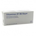 Vitamines B1 B6 Bayer 40 comprimés
