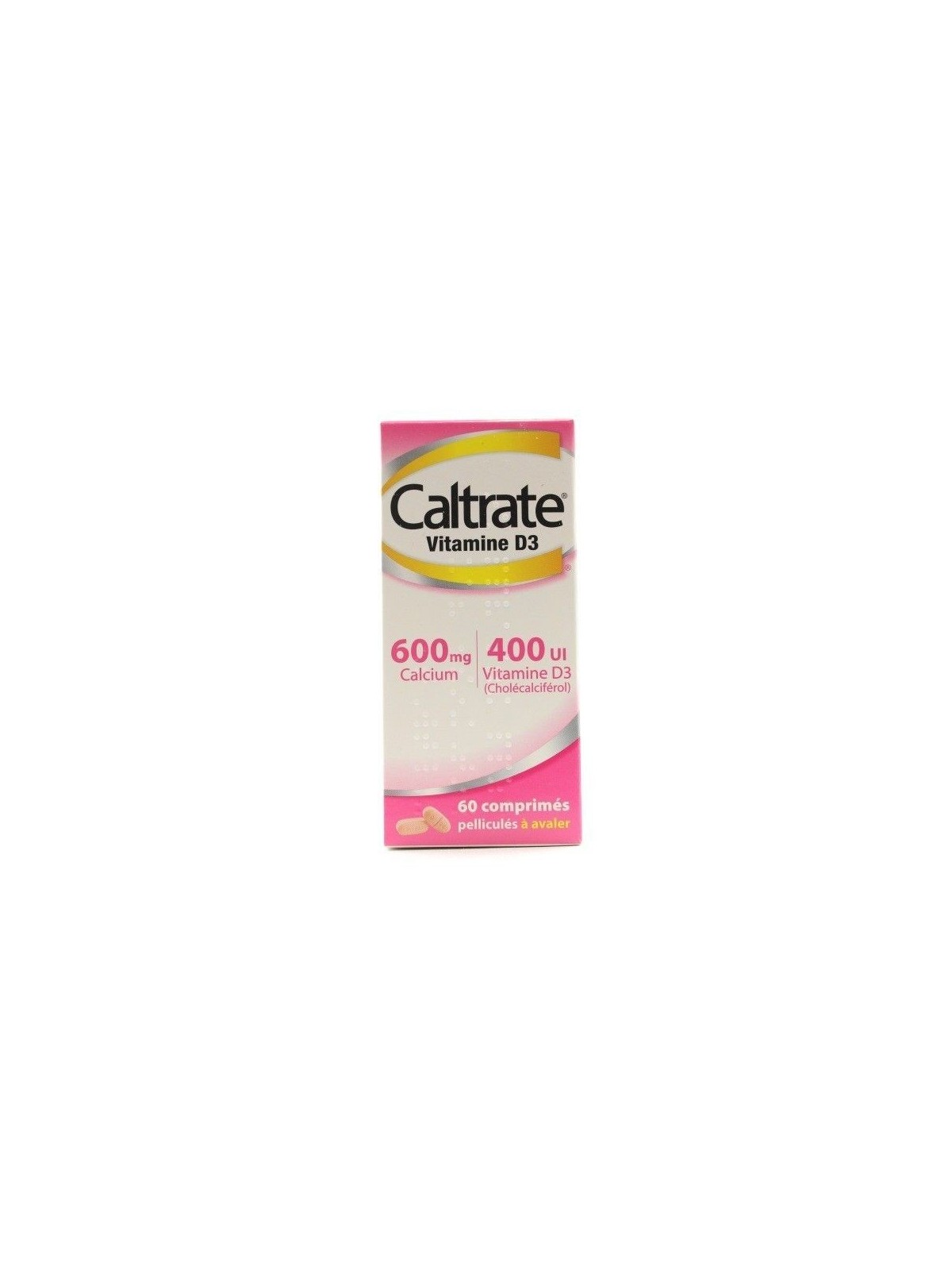 Caltrate Vitamine D3 600mg/400UI 60 comprimés | Nom de la...