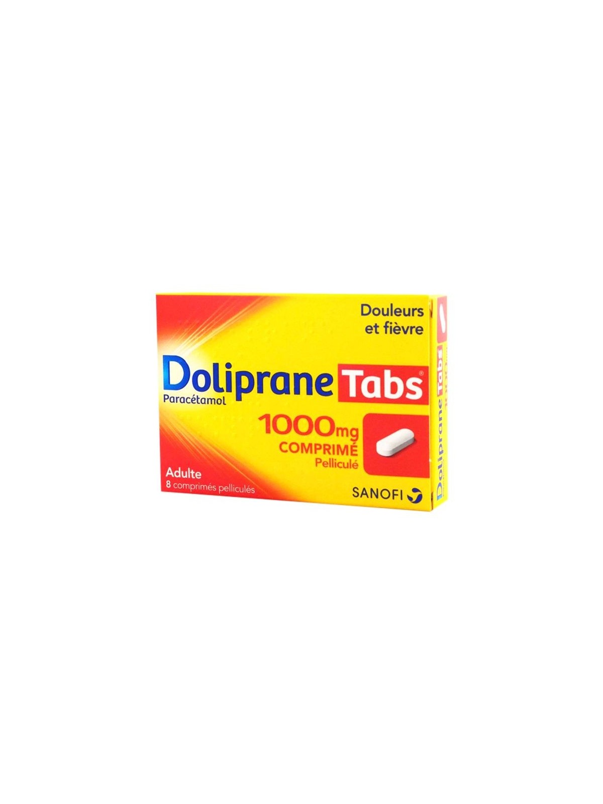 Dolipranetabs 1000 mg 8 Comprimés Pelliculés