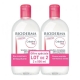 Bioderma créaline H2O sans parfum lot de 2 x 500ml