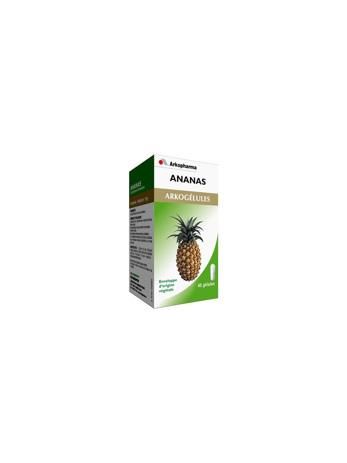 Arkogelules ananas peau d'orange 45 gélules