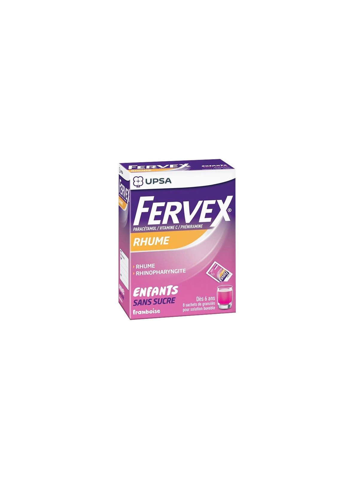 Fervex enfant granulé en sachet boite de 8