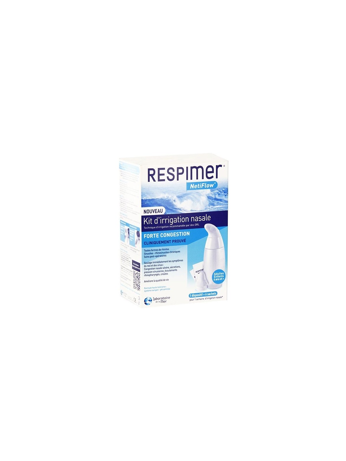 Respimer netiflow kit irrigation nasale