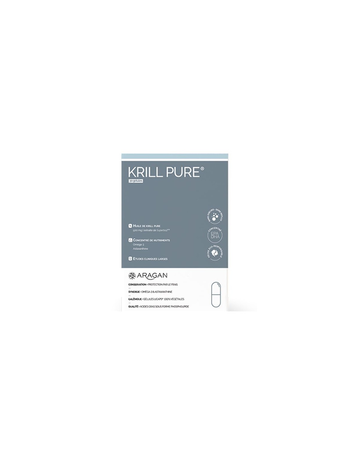 Aragan krill pure 30 capsules
