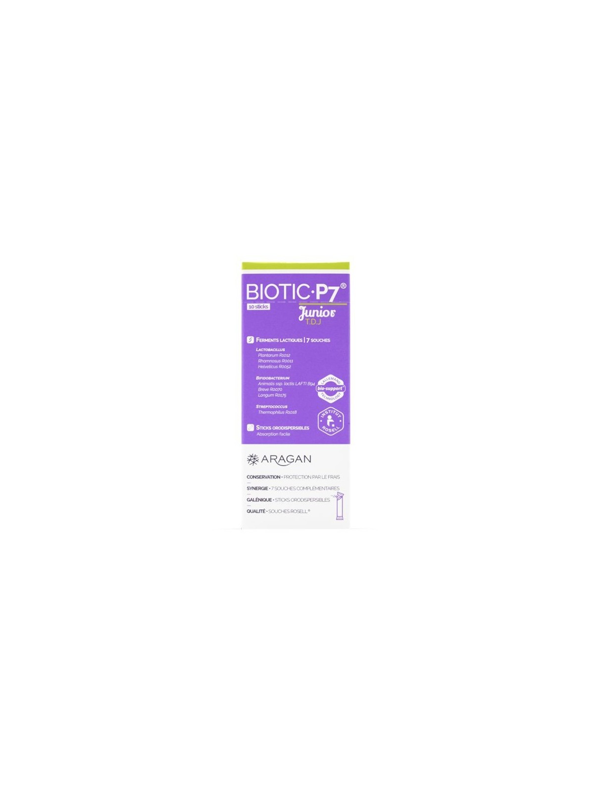 Aragan biotic P7 junior 10 jours sachets