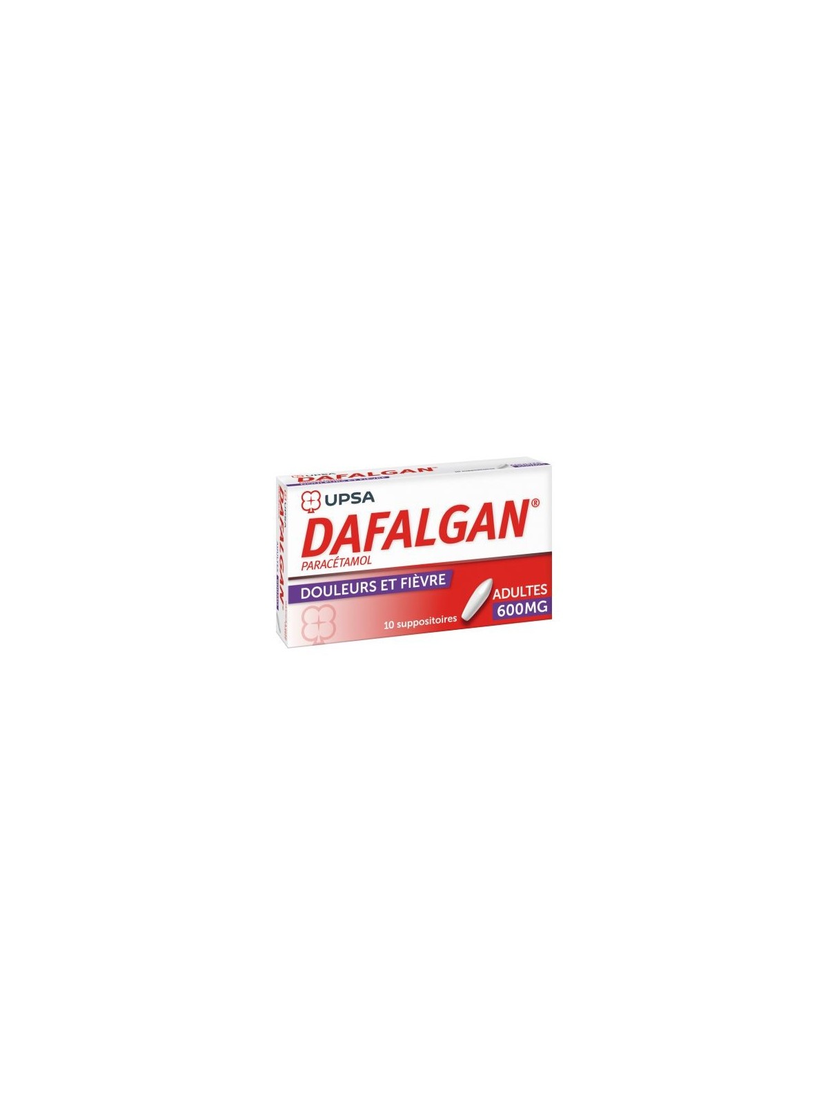 Dafalgan adultes 10 suppositoires 600mg