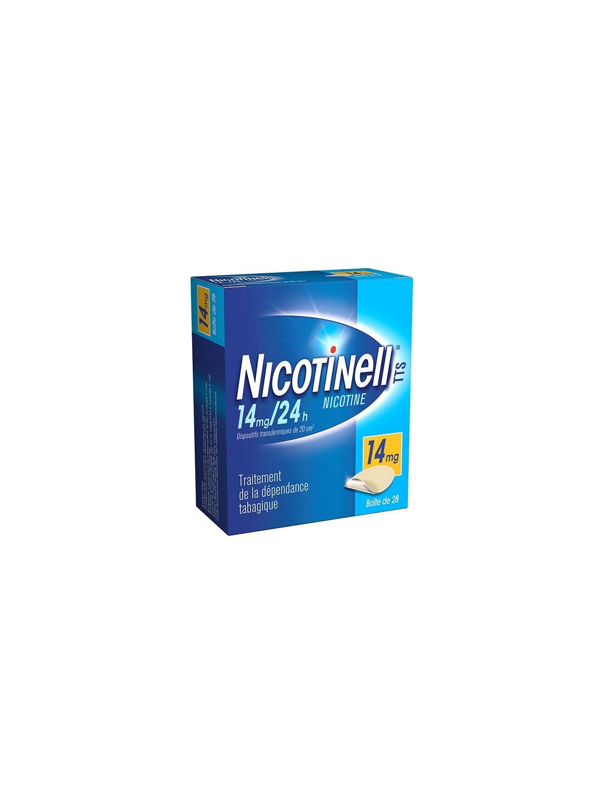 Nicotinell TTS 14mg/24h dispositif transdermique 28 patchs