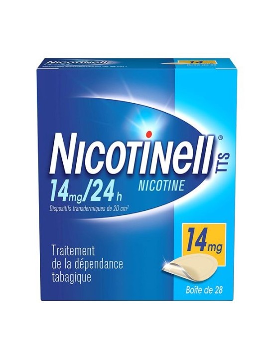 Nicotinell TTS 14mg/24h dispositif transdermique 28 patchs