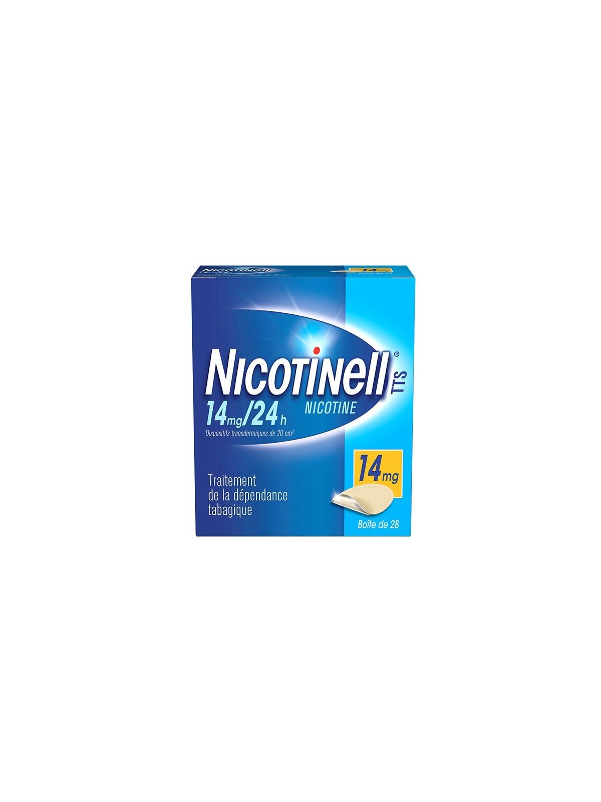 Nicotinell TTS 14mg/24h dispositif transdermique 28 patchs