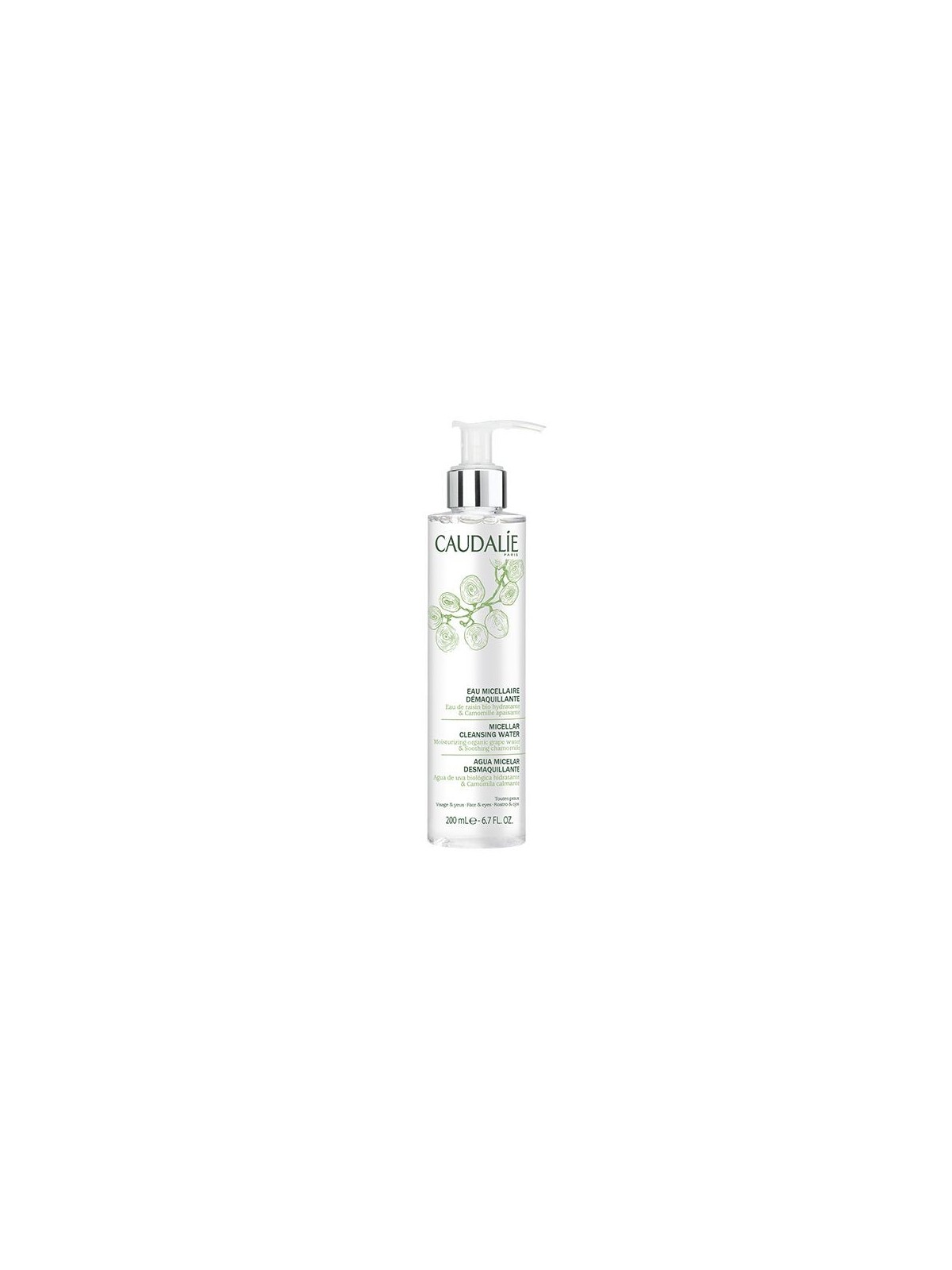 Caudalie démaquillant eau micéllaire 200ml 