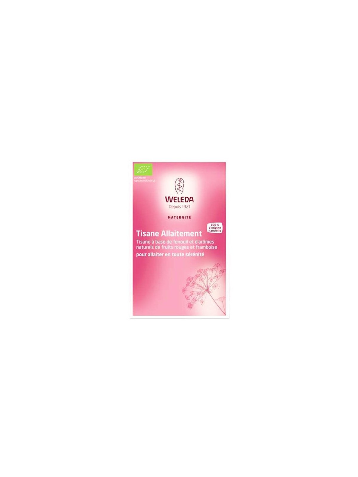 Weleda tisane allaitement fruits rouges 20 sachets 