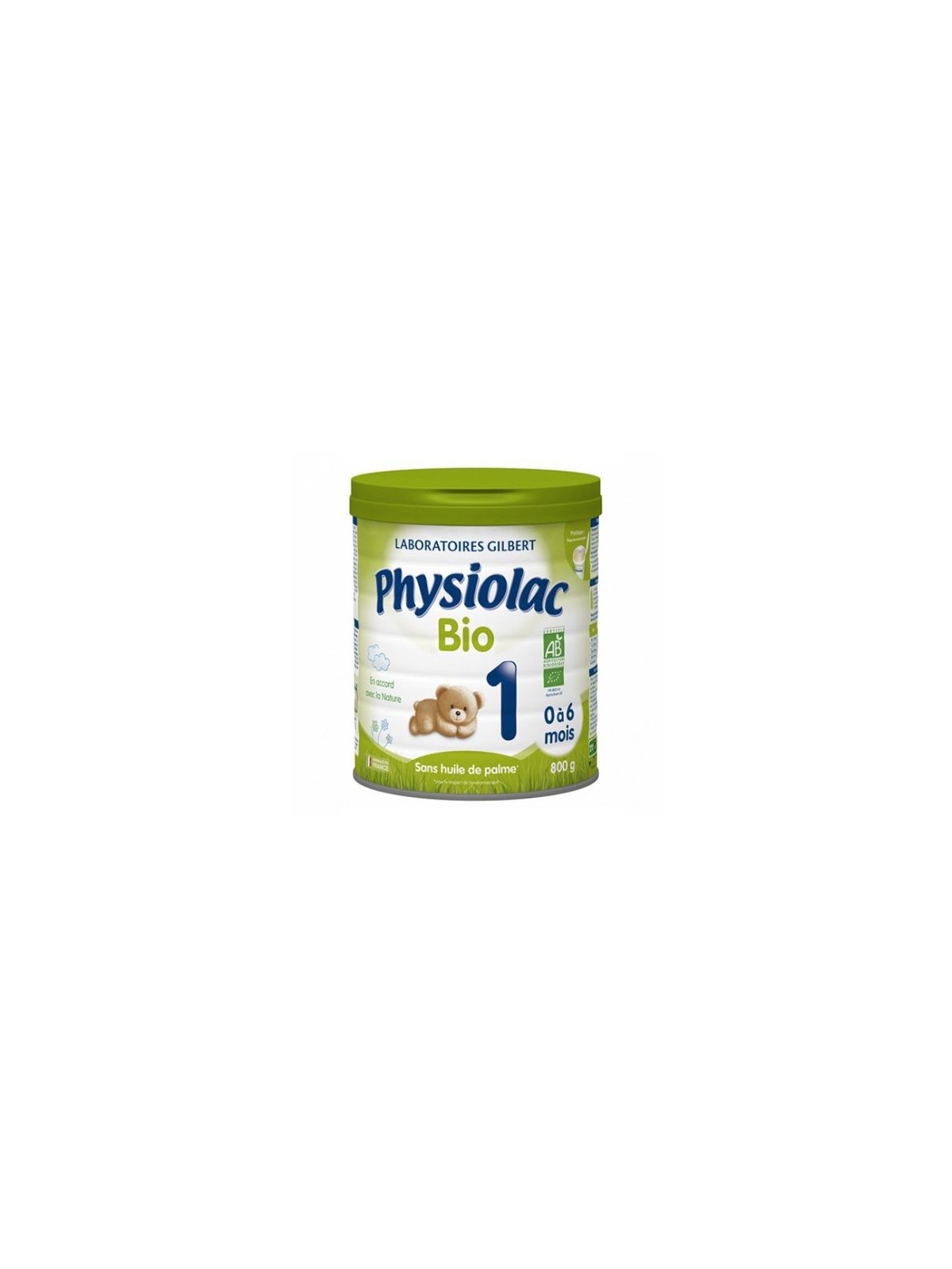 Physiolac Bio 1er âge de 0 à 6 mois 800g