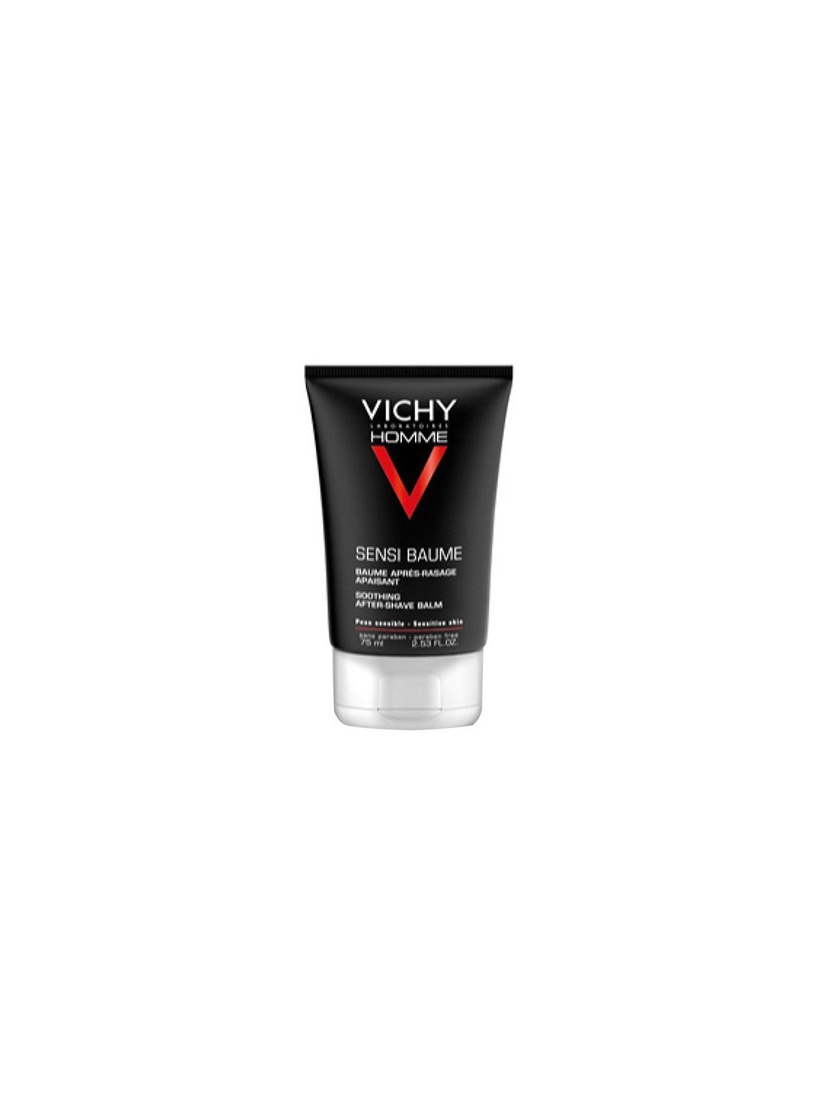 Vichy homme sensi-baume minéral après-rasage 75ml