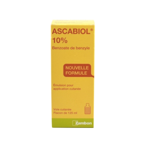 Ascabiol 10% émulsion pour application cutanée 125ml | Nom de la...