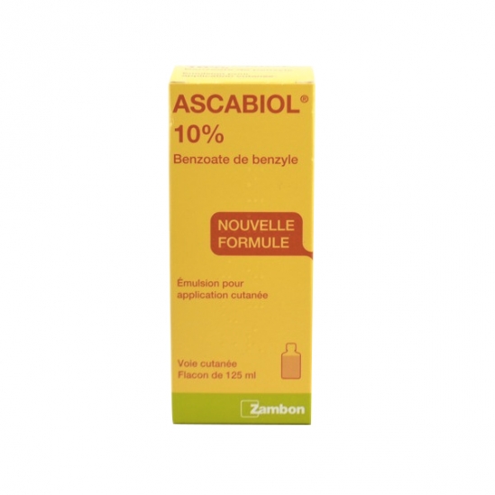 Ascabiol 10% émulsion pour application cutanée 125ml | Nom de la...