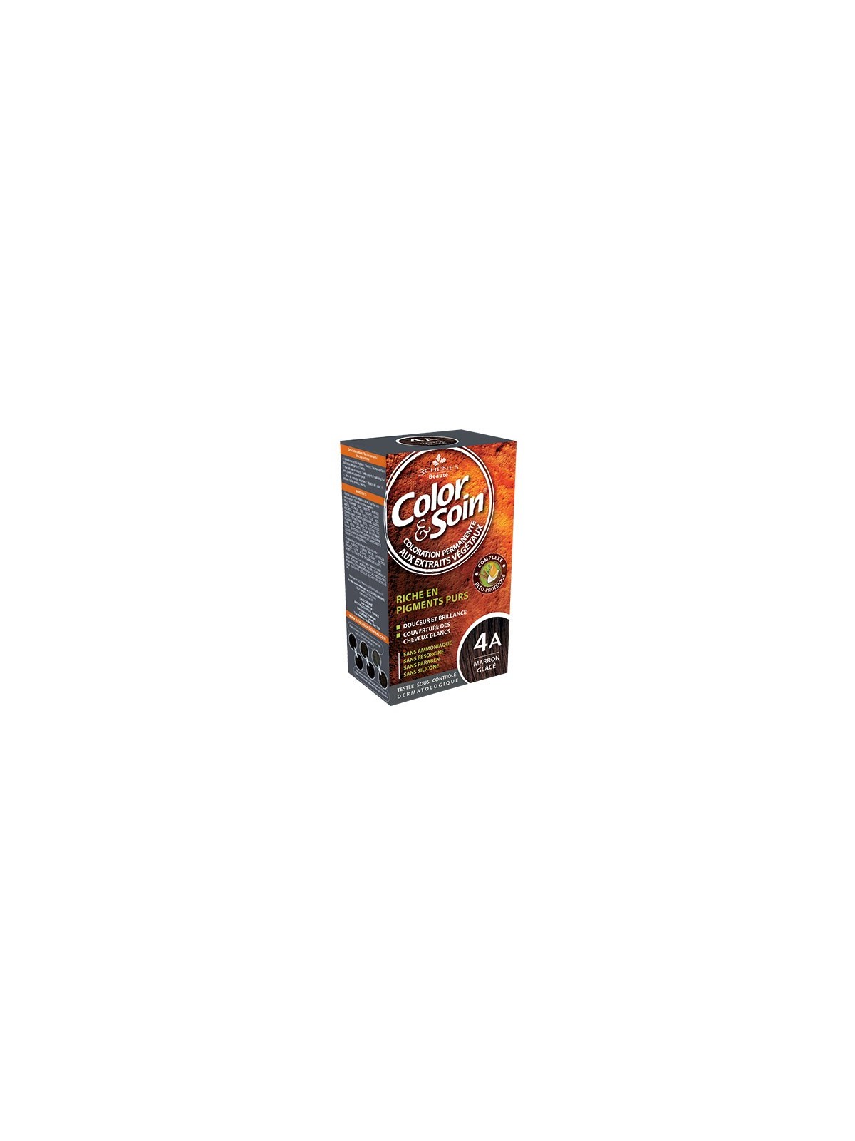 3 Chênes Color&Soin marron glacé coloratlion permanante 4A