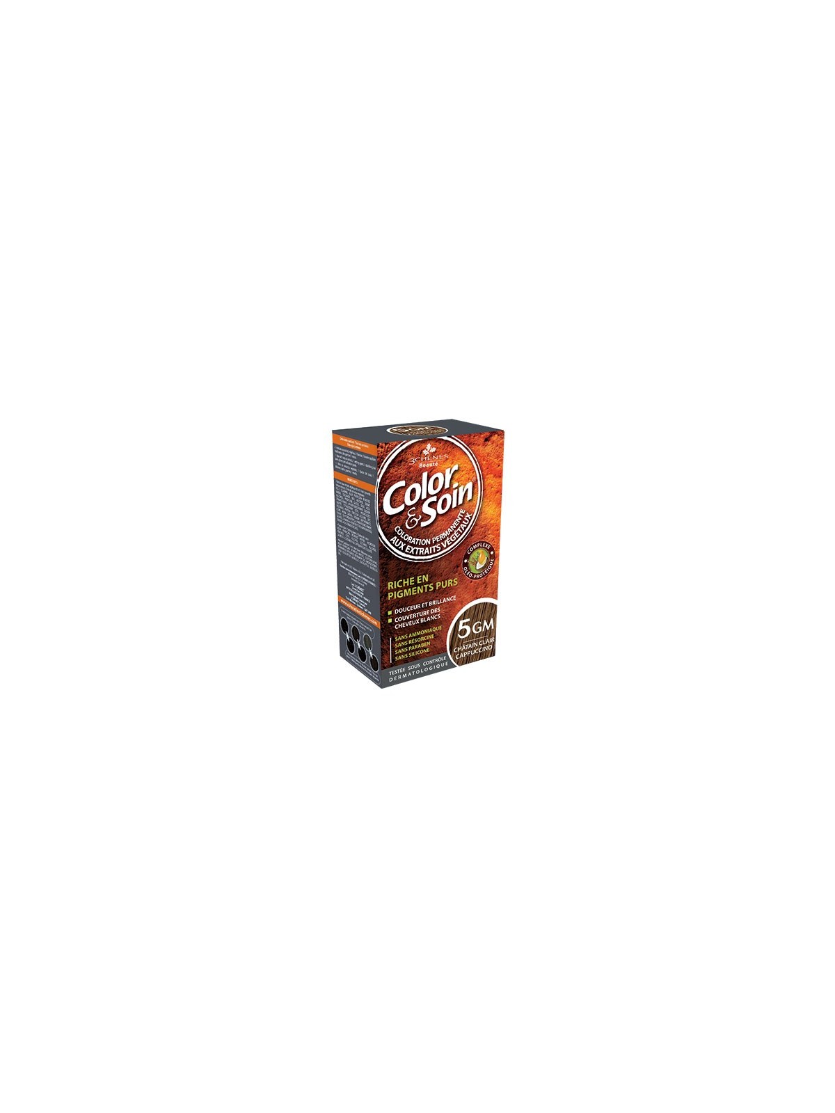 3 Chênes Color&Soin châtain clair cappuccino coloration permanante 5GM
