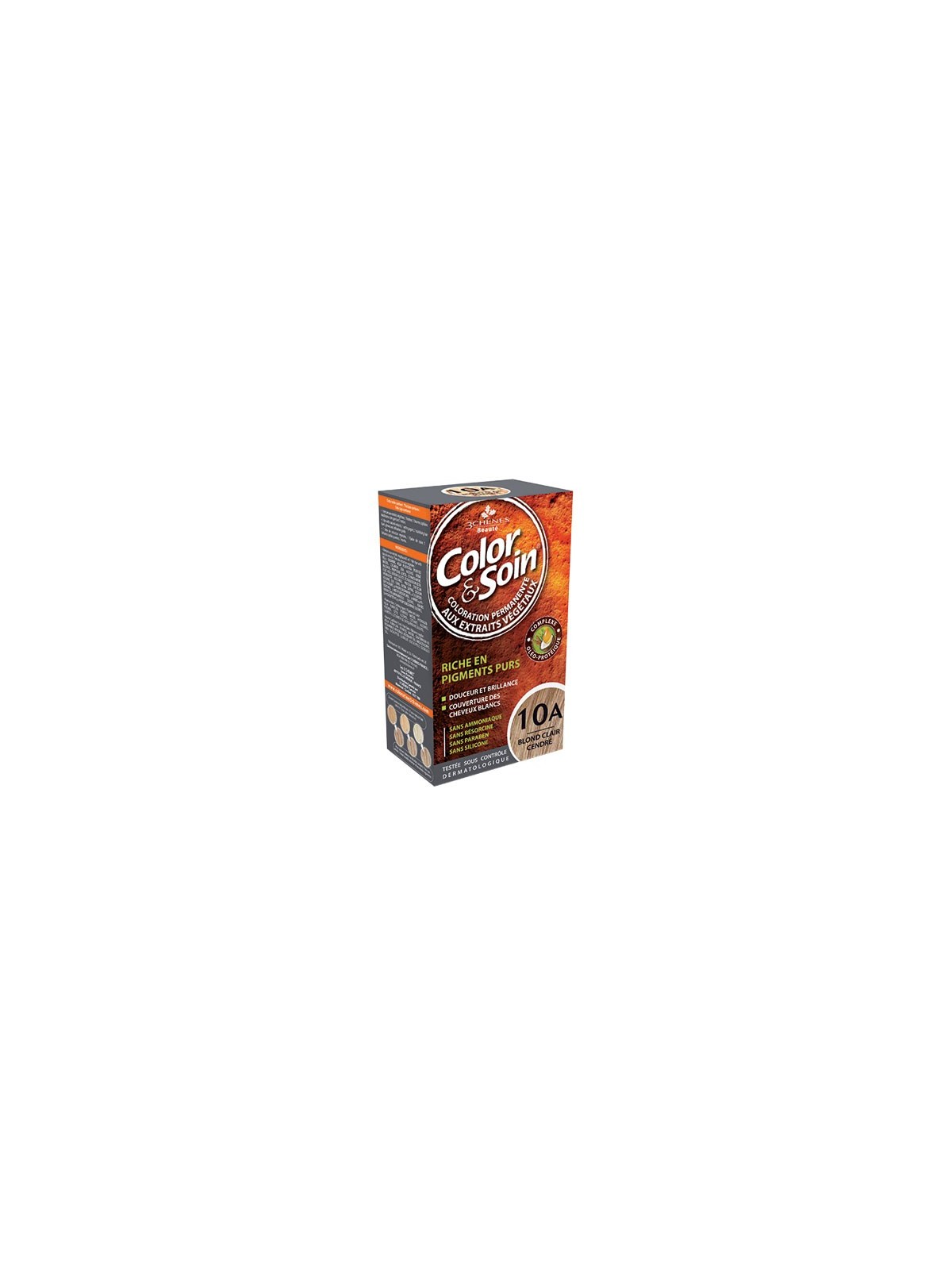 3 Chênes Color&Soin blond claire cendré coloration permanante 10A