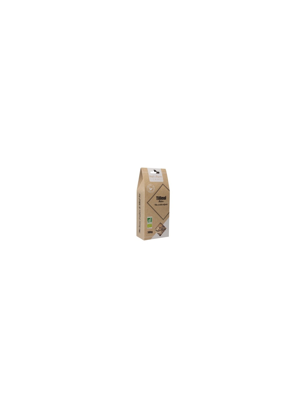 Nat&Form Aubier de tilleul bio tisane 100g