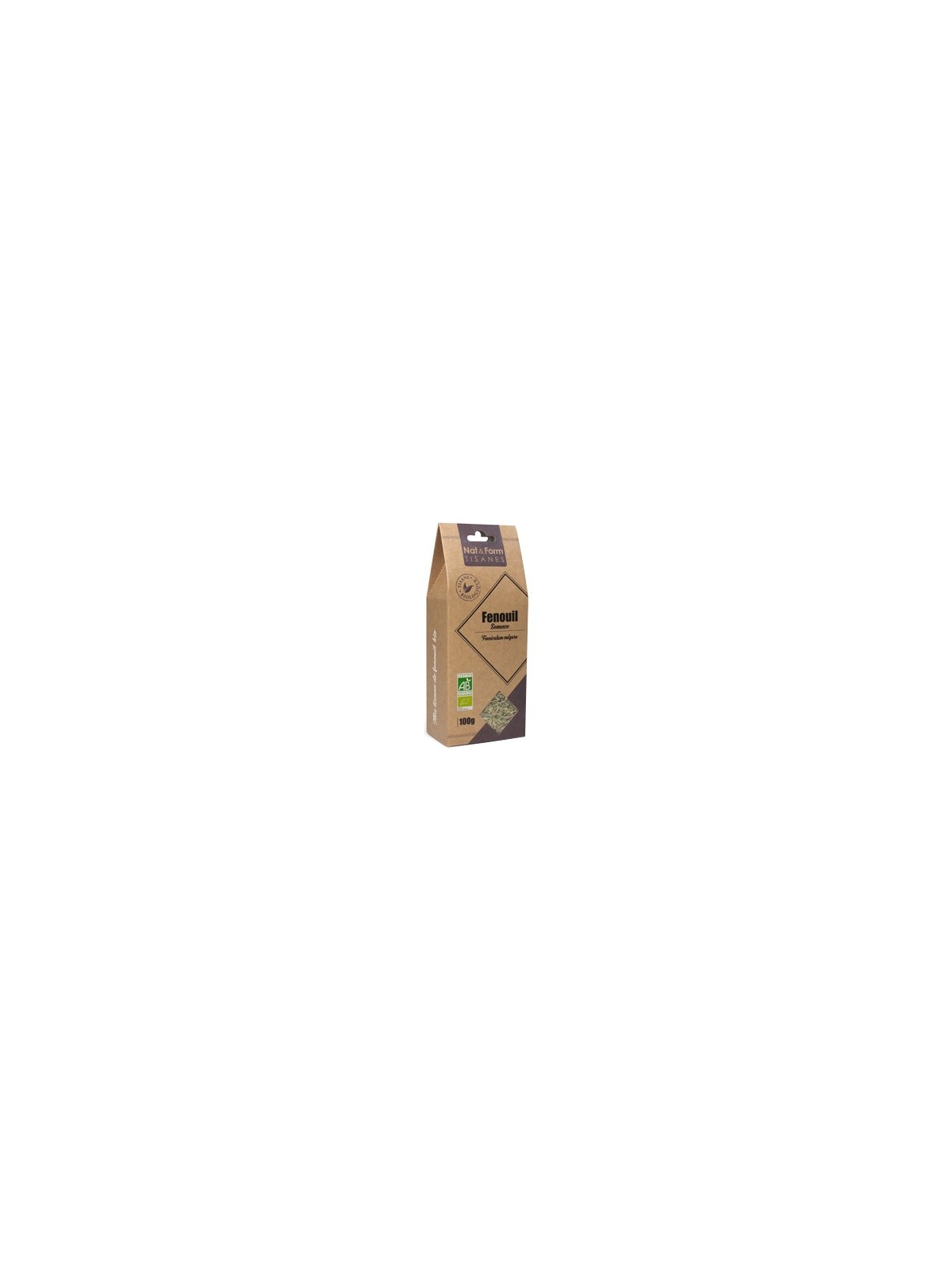 Nat&Form Fenouil bio tisane 100g