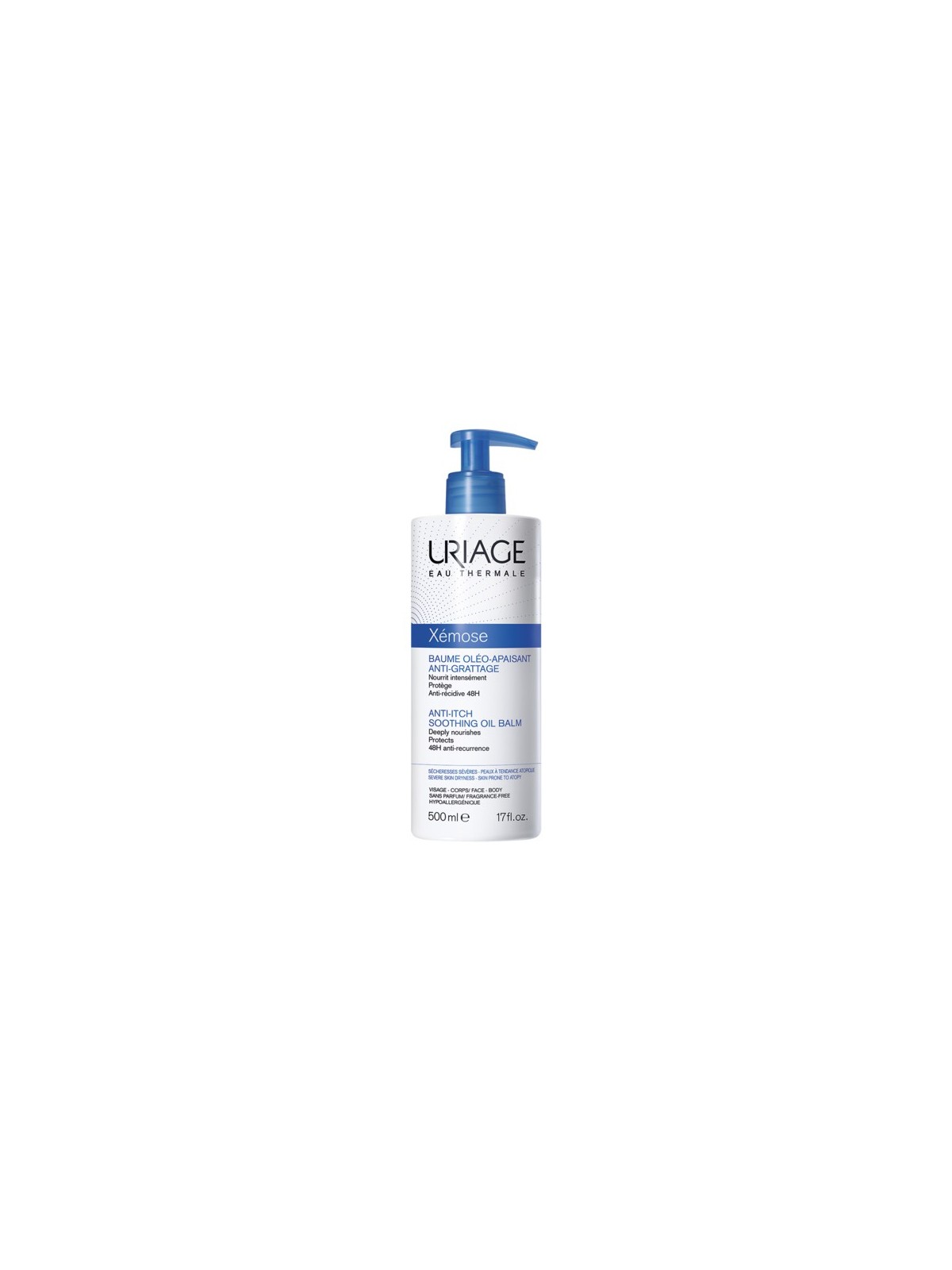 Uriage Xémose baume oléo apaisant anti-grattage flacon 500ml