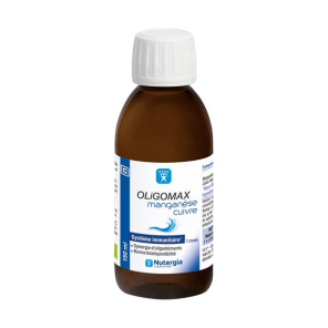 Nutergia Oligomax manganèse - cuivre flacon 150ml