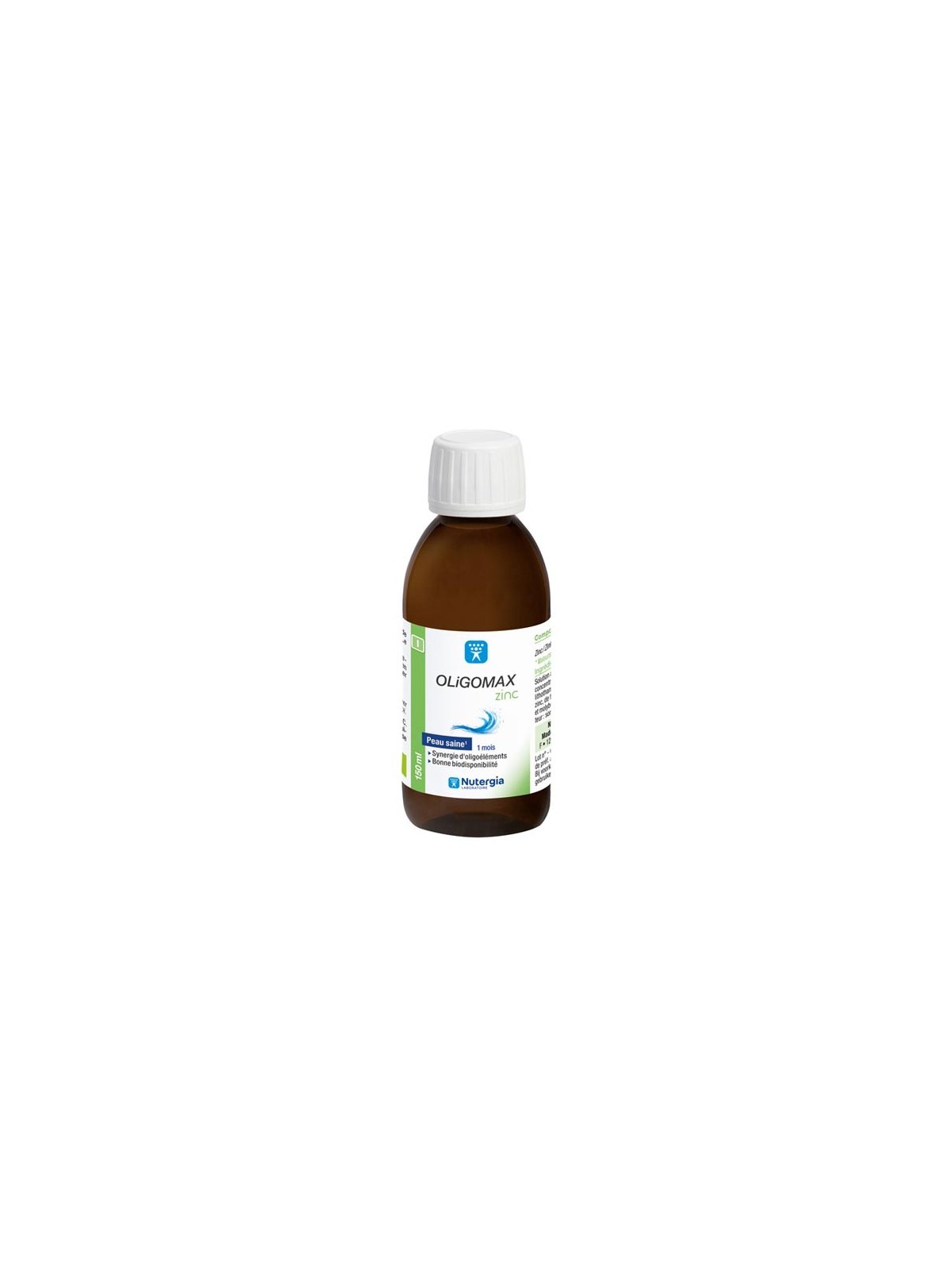 Nutergia Oligomax zinc complément alimentaire flacon 150ml