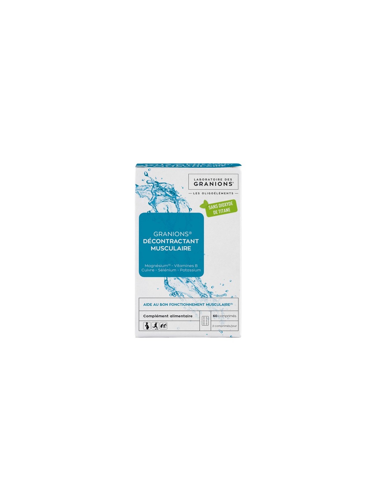 Granions® Décontractant musculaire 60 comprimés