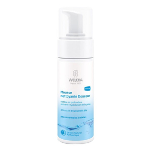 Weleda mousse nettoyante douceur flacon 150ml