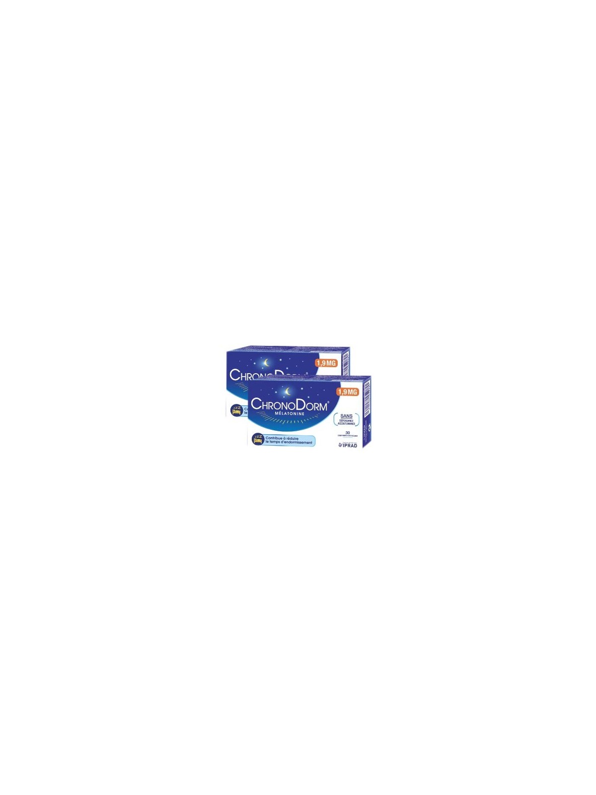 Iprad Chronodorm® metalonine 1,9mg boite 30 comprimés x2