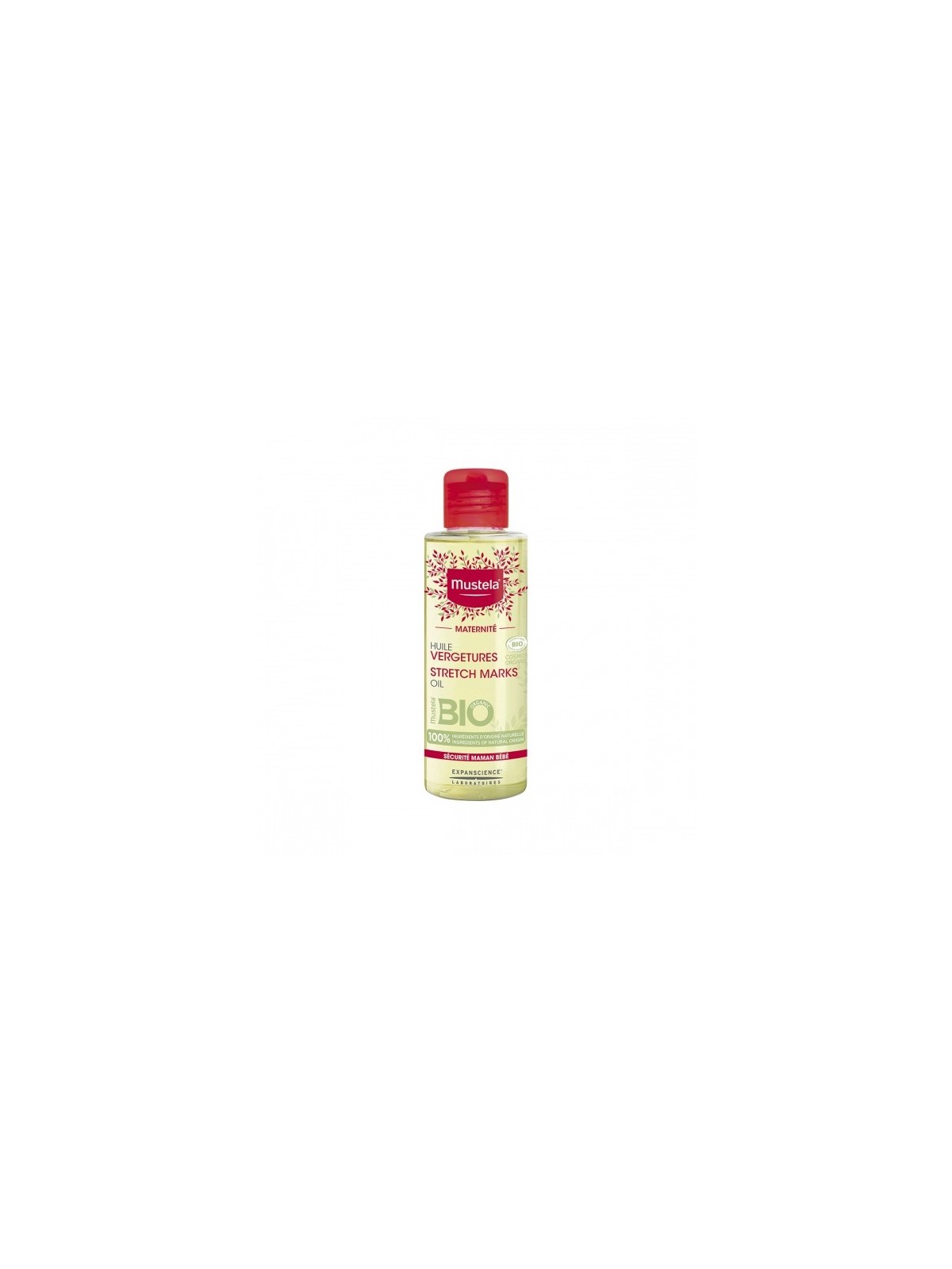 Mustela maternité huile vergetures bio 105ml